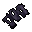 Piece of Black Ragged Cloth
